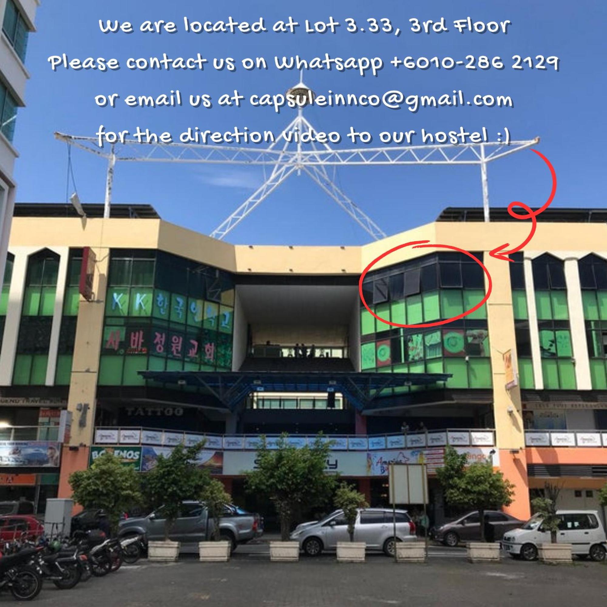 Capsule Inn Kota Kinabalu Exterior photo